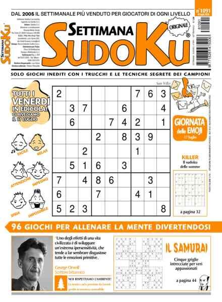 Settimana Sudoku – 10 Luglio 2026 Cover