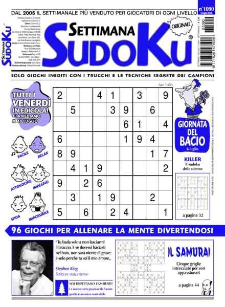Settimana Sudoku – 3 Luglio 2026 Cover