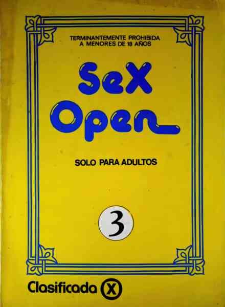 Sex Open – N 3 Cover