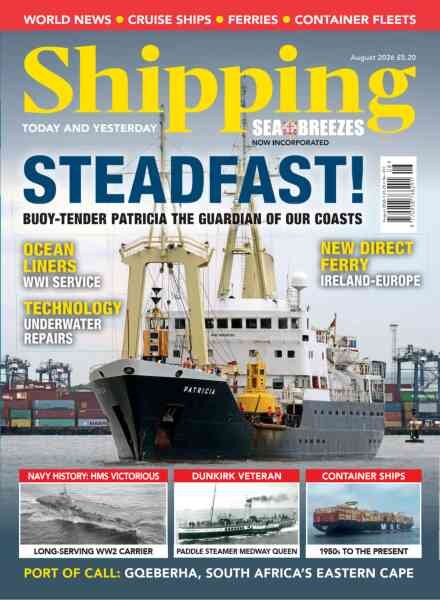Shipping Today & Yesterday – August 2026 Cover