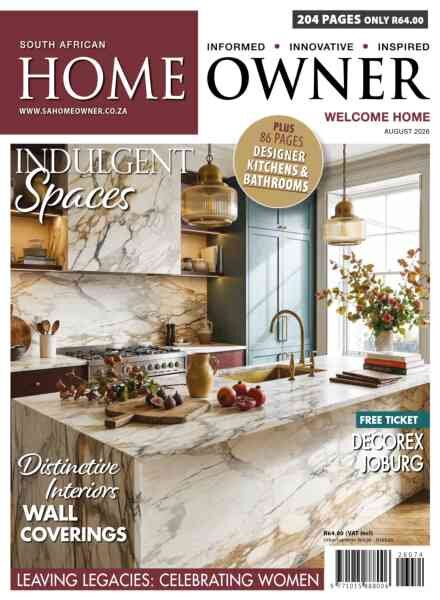 South African Home Owner – August 2026 Cover