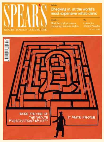 Spear’s Magazine – October 2022 Cover
