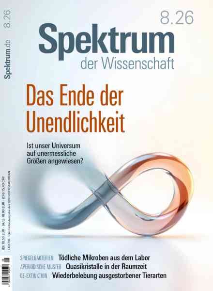 Spektrum der Wissenschaft – August 2026 Cover