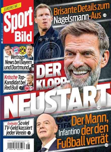Sport Bild – 8 Juli 2026 Cover