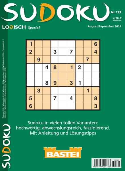 Sudoku Logisch Spezial – August-September 2026 Cover