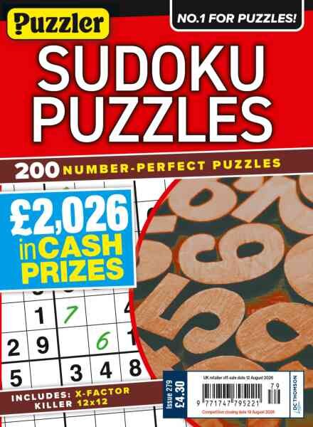 Sudoku Puzzles – 8 July 2026 Cover