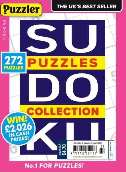 Sudoku Puzzles Collection – 15 July 2026 Cover