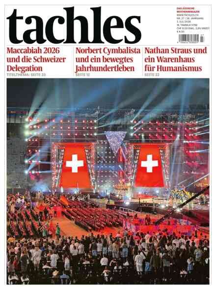 Tachles – 3 Juli 2026 Cover
