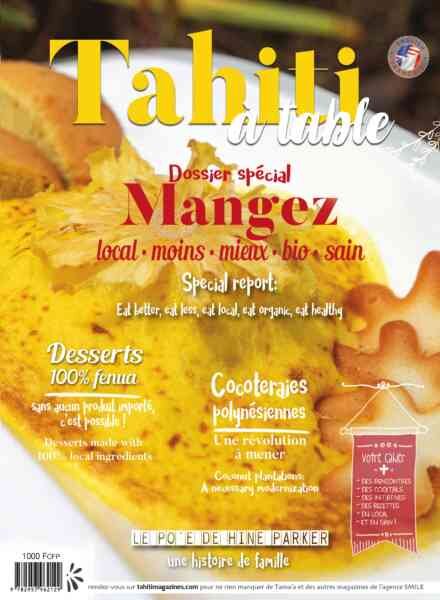 Tahiti a table – Juin 2026 Cover