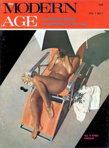 This Modern Age – Vol. 1 N 1 Cover