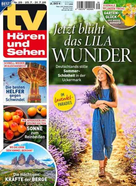 TV Horen und Sehen – 17 Juli 2026 Cover