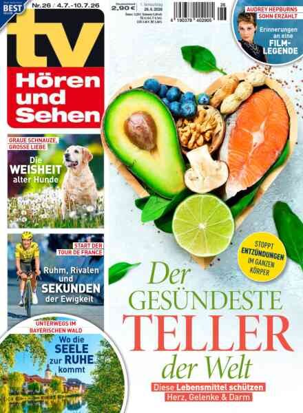 TV Horen und Sehen – 26 Juni 2026 Cover