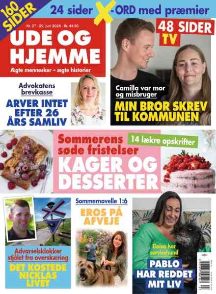 Ude og Hjemme – 29 Juni 2026 Cover