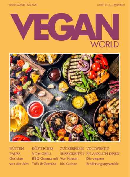 Vegan World – Juli 2026 Cover