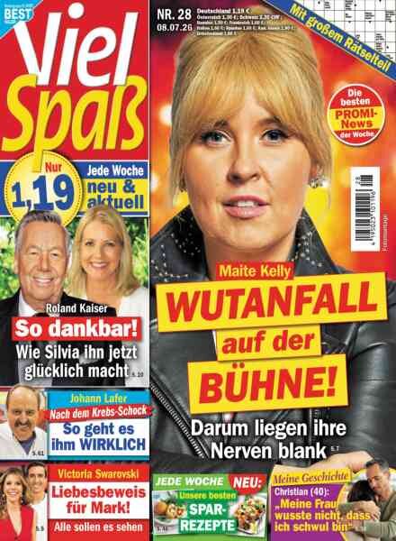 Viel Spass – 8 Juli 2026 Cover