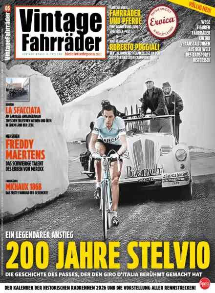 Vintage Fahrrader – Juli-August 2026 Cover