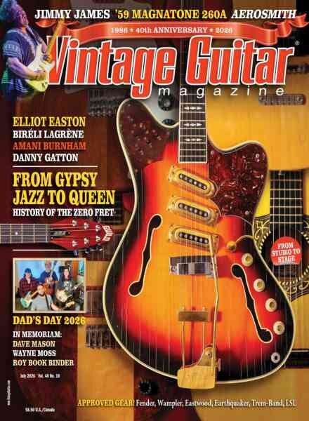 Vintage Guitar – July 2026 Cover
