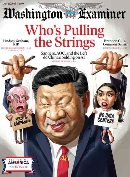 Washington Examiner – July 22 2026 Cover