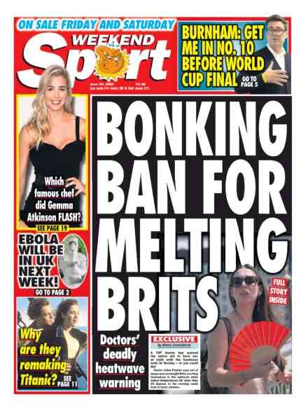 Weekend Sport – 26 June 2026 Cover