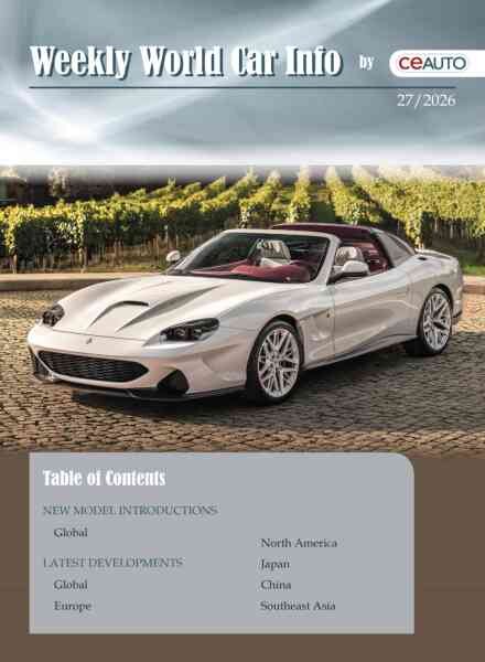 Weekly World Car Info – 4 July 2026 Cover