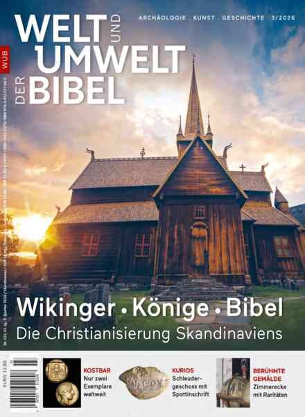 Welt und Umwelt der Bibel – Nr 3 2026 Cover