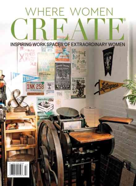 Where Women Create – Summer 2024 Cover