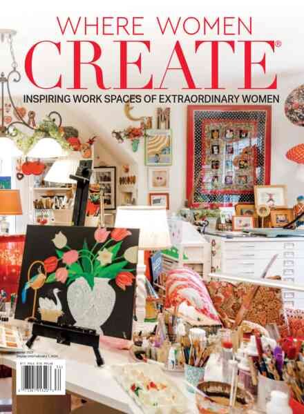 Where Women Create – Winter 2023 Cover