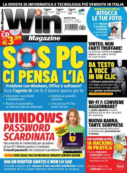 Win Magazine – Agosto 2026 Cover