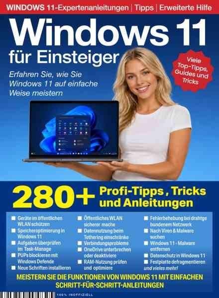 Windows 11 fur Einsteiger – Juli 2026 Cover