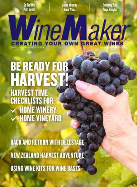WineMaker – August-September 2026 Cover