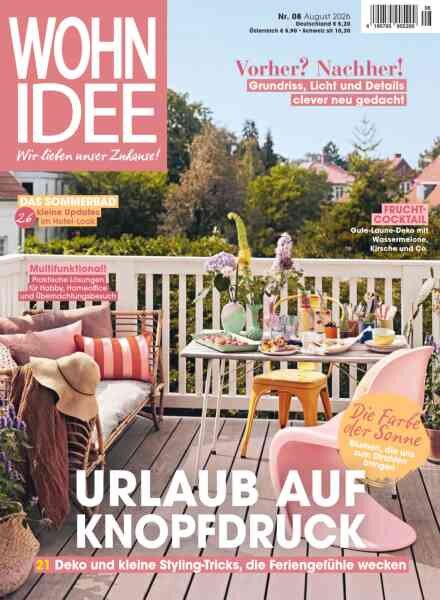 Wohnidee – August 2026 Cover