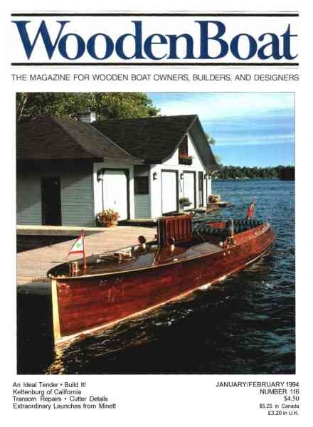 WoodenBoat – January-February 1994 Cover