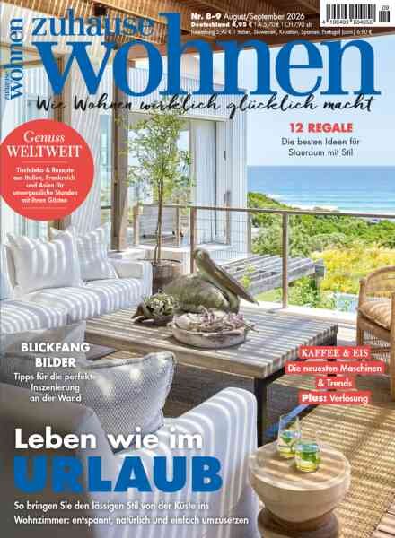 Zuhause Wohnen – August-September 2026 Cover